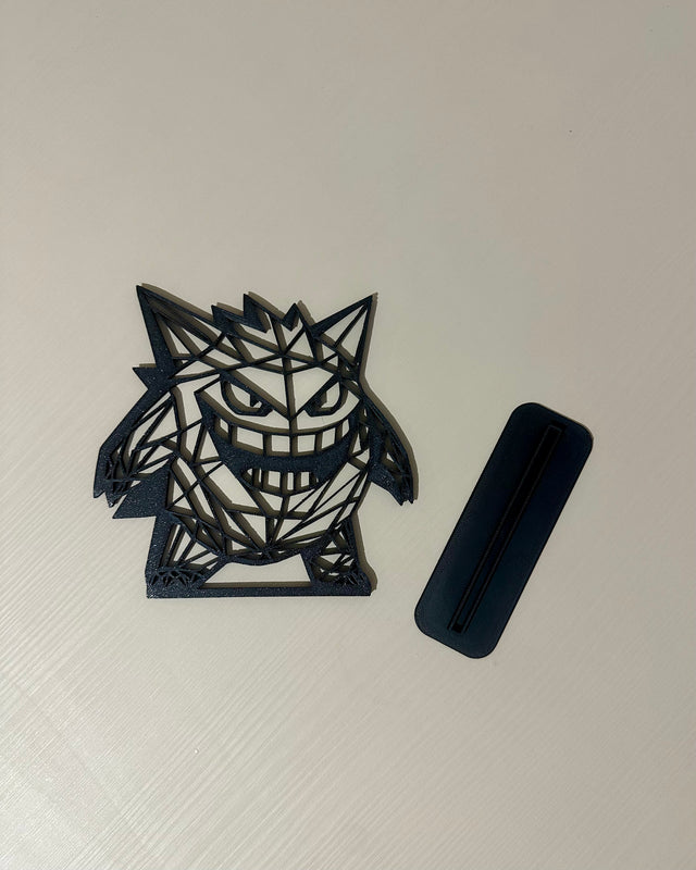 Gengar’dan İlham Alan Geometrik Masaüstü / Duvar Dekoru
