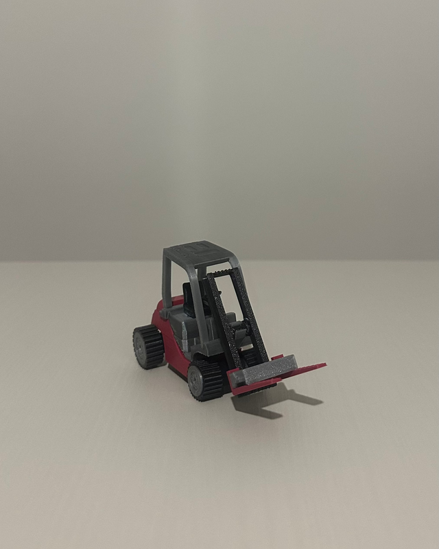 Mini Forklift – Dekoratif Masaüstü Figürü – Ev Dekorasyonu