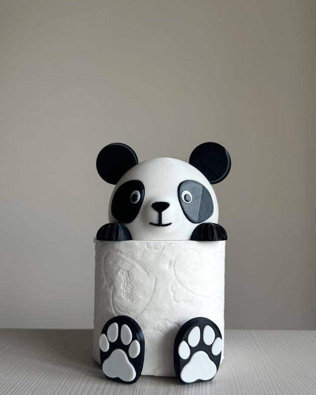 Panda Figürlü Tuvalet Kâğıdı Tutucu