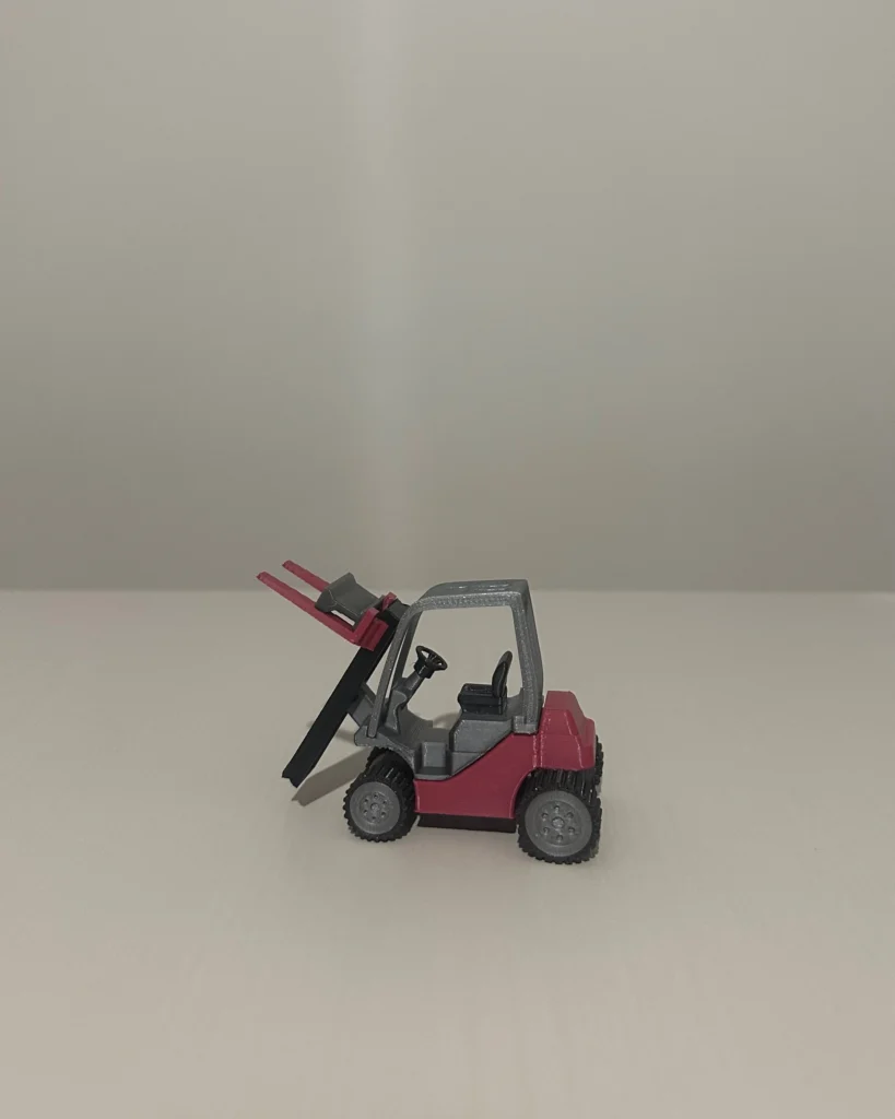 Mini Forklift – Dekoratif Masaüstü Figürü görsel 2