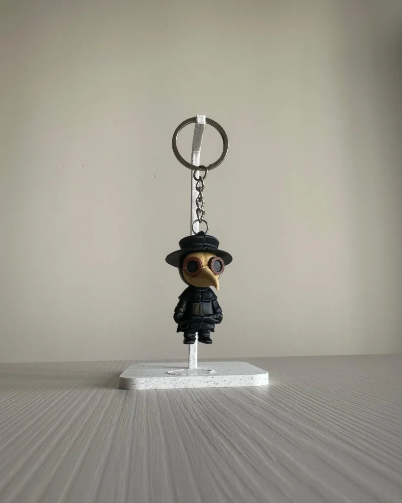 Maskeli Mini Figür Anahtarlık