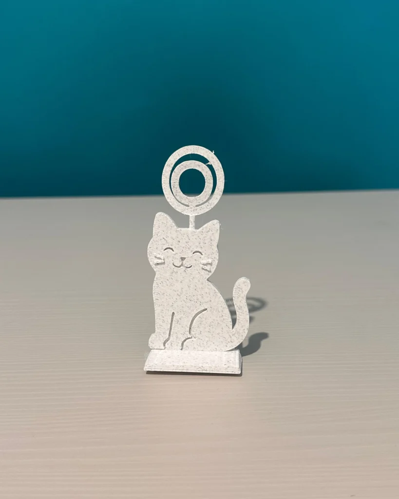 Kedi Silueti Fotoğraf Tutucu görsel 2