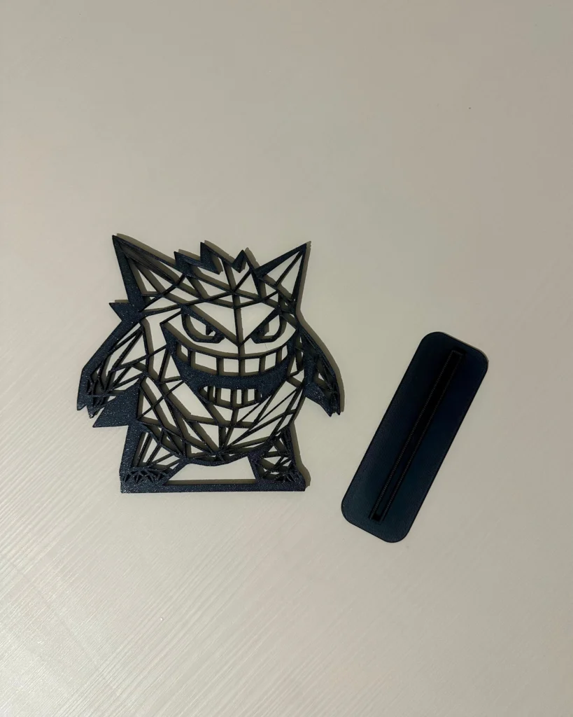 Gengar’dan İlham Alan Geometrik Masaüstü / Duvar Dekoru